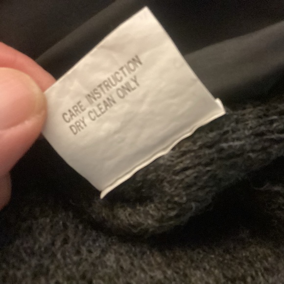 Vintage Deerskin Trading Post Leather & Wool Cardigan Sweater mens size Large - Picture 9 of 9